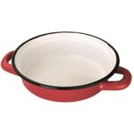 Ibili 912214 plat  ?uf verre rouge 14 cm 215 x 165 x 40 cm