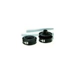 Ibili - moule  charnire /  kouglof - 2 en 1 - 24 x 65 cm - noir