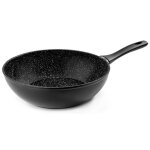 Wok antiadhésif - ibili - natura - 24 cm - aluminium - full induction Wok antiadhésif - ibili - natura - 24 cm - aluminium - full induction