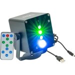 Ibiza light tinyled - lasrgb - effet a led 3w + laser rgb miniature sur batterie