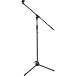 Ibiza sm007t pied de microphone avec longue perche et support micro