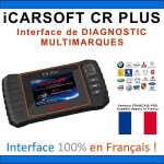 Icarsoft cr plus valise diagnostic auto multimarques en franais valise diagnostique pro obd2 lecture ...