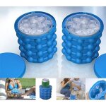 Ice cube maker bac  glaon silicone ice cube magique magic glacon moules  glace seau ice silicone avec ...
