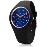Montre - ice - watch - ice cosmos star deep blue - bracelet en silicone - cadran bleu nuit - femme