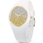 Montre - ice - watch - white gold - silicone - femme - cadran dgrad paillet