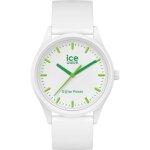 Montre - ice - watch - ice solar power nature - nergie solaire - silicone - blanc