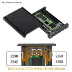 Icy dock ezconvert mb705m2p - b adaptateur et convertisseur pour ssd m. 2 pcie nvme vers ssd u. 2 pcie ...