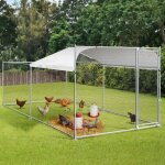 Idmarket enclos bogota 8 m parc grillag 2x4x16 m acier galvanis avec filet