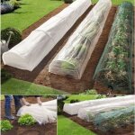 Idmarket set de 3 serres tunnel de for�age accord�on 4m