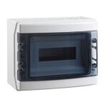 Coffret de distribution etanche ip65 ecology 1x12 modules sans bornier de terre