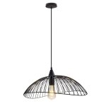Idegu rtro suspension luminaire industrielle en mtal lustre lampe plafonnier style vintage noir pour ...