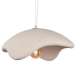 Idegu suspension luminaire moderne50cm lustre vintage abat - jour en mousse e27 lampe de plafond r�glable ...