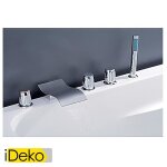Ideko® robinet mitigeur lavabo portage - robinet de baignoire mélangeur à cascade Ideko® robinet mitigeur lavabo portage - robinet de baignoire mélangeur à cascade