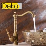Idekorobinet mitigeur lavabo salle de bain et cuisine en laiton rotation  360 degrs style japonais ...
