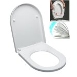 Idevit - abattant wc � fermeture douce softclose adaptable sur la plupart des cuvettes blanc (easy2244) ...