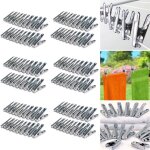 Idmarket 120 pinces � linge inox pinces incassables inusables ne rouillent pas