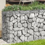 Idmarket lot de 2 gabions pour pierre 100 x 30 x 50 cm