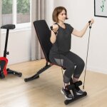 Idmarket banc de musculation rglable et inclinable fitness pour entrainement complet du corps