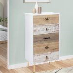 Idmarket chiffonnier 5 tiroirs bahia 60 cm commode semainier scandinave