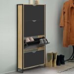 Idmarket meuble  chaussures 24 paires boston 4 portes design industriel