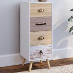Idmarket meuble dappoint 4 tiroirs bahia 30 cm chiffonnier scandinave pour entrée salle de bain Idmarket meuble dappoint 4 tiroirs bahia 30 cm chiffonnier scandinave pour entrée salle de bain
