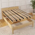 Idmarket sommier � lattes r�glables - 5 zones de confort 140 x 190 cm