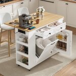 �le de cuisine avec rouleaux table � manger extensible �le de cuisine avec compartiment de conteneur ...