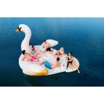 Ile gonflable boue gante cygne 6 personnes - bestway - blanc - pvc - extrieur