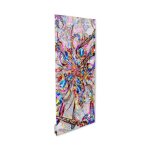 Ilo - radiateur lectrique rayonnant mural - 500w - + 28 motifs - extra plat verre - ip44 - connect ...
