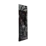 Ilo - radiateur lectrique rayonnant mural - 500w - + 28 motifs - extra plat verre - ip44 - connect ...