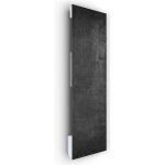 Ilo - radiateur soufflant mural - 1250w - + 28 motifs - extra plat verre - ip44 - vertical - programmable ...