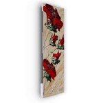 Ilo - radiateur soufflant mural - 1250w - + 28 motifs - extra plat verre - ip44 - vertical - programmable ...