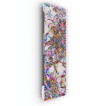 Ilo - radiateur soufflant mural - 1250w - + 28 motifs - extra plat verre - ip44 - vertical - programmable ...