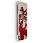 Ilo - radiateur soufflant mural - 1750w - + 28 motifs - extra plat verre - ip44 - vertical - programmable ...
