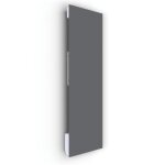 Ilo - radiateur soufflant mural - 1750w - + 28 motifs - extra plat verre - ip44 - vertical - programmable ...
