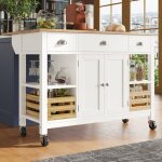 �lot de cuisine mobile double porte et trois tiroirs buffet moderne et �l�gant �quip� de paniers coulissants ...