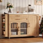 �lot cuisine moderne avec plateau de table pliant desserte cuisine � 5 roulettes chariot de cuisine 2 ...