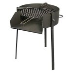 Barbecue rond - imex el zorro - 60 x 75 cm - charbon - support po�le � paella - 5 personnes