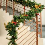 Imitation sapin guirlande lumineuse nol rotin chane 30led avec or fleur balles nol pour fte maison ...