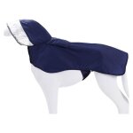 Imperm�able pour chien - edoxus - taille s - nylon imperm�able - capuche et r�fl�chissants