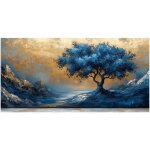 Impression sur toile arbre de viepeinture affiche moderne abstrait image tableau decoration murale salon ...