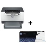 Imprimante monofonction hp laserjet m209dw laser noir et blanc + cartouche de toner noir hp 135a
