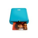 Imprimante photo mobile - photo printer - bleu - 25 tirages par charge - bluetooth et nfc - impression ...