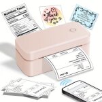 Imprimante thermique �tiquettes dexp�dition bluetooth / usb 203 dpi 10x15 cm (4x6) 150mm / s rose