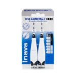 Brossettes interdentaires - inava - trio compact - 0. 6mm - 6 recharges - anti - dérapant Brossettes interdentaires - inava - trio compact - 0. 6mm - 6 recharges - anti - dérapant