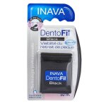 Fil dentaire - inava - dentofil black - 50m - anti - bactérien - ciré Fil dentaire - inava - dentofil black - 50m - anti - bactérien - ciré