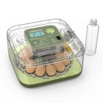 Incubateur automatique 12 ?ufs carr� et rond r�glage humidit� facile dutilisation pour poules canards ...