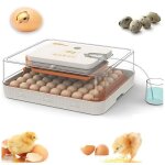 Incubateur automatique 56 ?ufs led temp�rature humidit� r�glable couveuse poule avec ventilation transparent ...