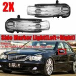 Indicateur lat�ral de r�troviseur led droite + gauche pour mercedes classe c w203 2004 - 2007