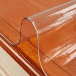 Ineasicer nappe transparente rectangulaire en verre souple en pvcprotection de table de 1. 5mmnappe �tanche ...